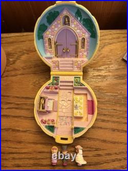 Rare Polly Pocket 1989 Nancy's Wedding Clamshell With Ring? Complete Mint Cond