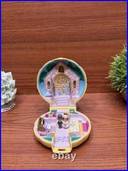 Rare Polly Pocket 1989 Nancy's Wedding Clamshell With Ring? Complete Mint Cond