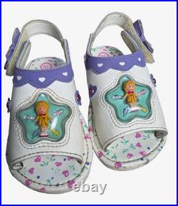 Rare Vintage 1990s Polly Pocket Toddler Sandals Size 5.5 Collector Grade
