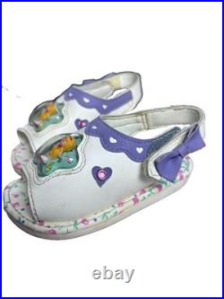 Rare Vintage 1990s Polly Pocket Toddler Sandals Size 5.5 Collector Grade