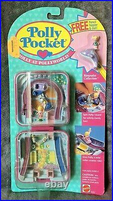 Rare Vintage 1993 Polly Pocket At Pollyworld Keepsake Collection Roller Coaster
