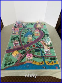 Rare Vintage 1994 Bluebird Polly Pocket Pollyville -10 Buildings & Mat & Figures Rare Vintage 1994 Bluebird Polly Pocket Pollyville -10 Buildings & Mat & Figures