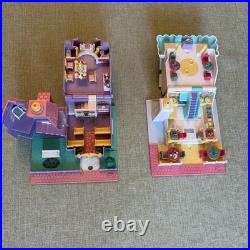 Rare Vintage 1994 Bluebird Polly Pocket Pollyville -10 Buildings & Mat & Figures