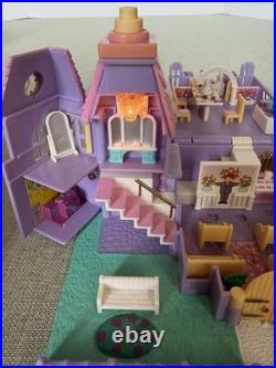 Rare Vintage 1994 Bluebird Polly Pocket Pollyville -10 Buildings & Mat & Figures