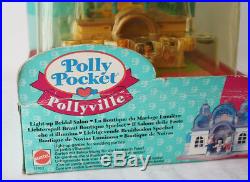 Rare Vintage 1995 Polly Pocket Light Up Bridal Salon Playset New Sealed
