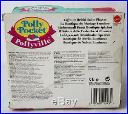 Rare Vintage 1995 Polly Pocket Light Up Bridal Salon Playset New Sealed