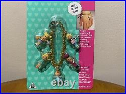 Rare Vintage Bluebird 1993 Polly Pocket Charm Bracelet Unopened Sealed On Card