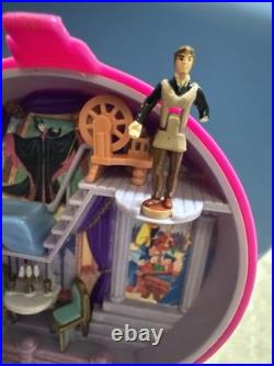 Rare Vintage Disney Bluebird 1996 Polly Pocket Sleeping Beauty Playcase