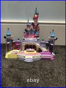 Rare Vintage Polly Pocket Cinderella Castle Fully Complete And Working VGC