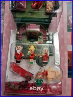 SEALED VINTAGE 1995 Bluebird Polly Pocket Pollyville Holiday Toy Shop Christmas