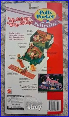 SEALED VINTAGE 1995 Bluebird Polly Pocket Pollyville Holiday Toy Shop Christmas
