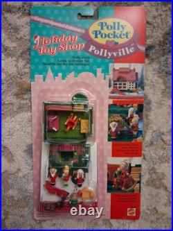 SEALED VINTAGE 1995 Bluebird Polly Pocket Pollyville Holiday Toy Shop Christmas SEALED VINTAGE 1995 Bluebird Polly Pocket Pollyville Holiday Toy Shop Christmas