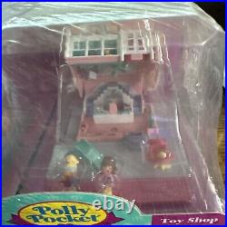 Sealed! Polly Pocket Pollyville Pet Store Mattel 1994 No. 11198 & 11197 Vintage