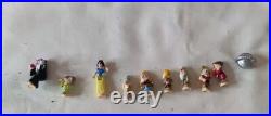 Snow White Seven Dwarves Cottage Polly Pocket Bluebird VTG Light Up Works 100%