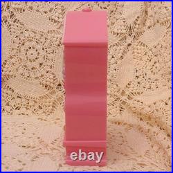 Swimmer Retro Flower Clock Set Polly Pocket Pink Green Vintage Display