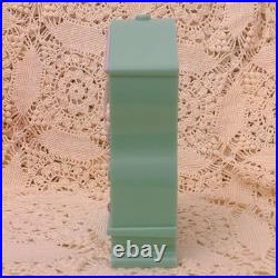 Swimmer Retro Flower Clock Set Polly Pocket Pink Green Vintage Display