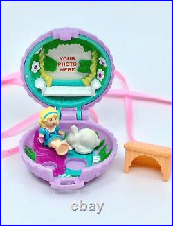 ULTRA RARE Polly Pocket Easter Fun Locket 1993 COMPLETE MINT Bluebird Vintage