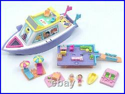 ULTRA RARE Polly Pocket Fun Cruise 1997 COMPLETE MINT Vacation Bluebird Vintage
