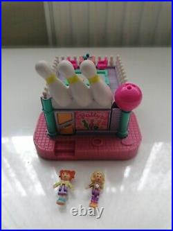 (ULTRA RARE) Vintage Polly Pocket Bowling Alley 1996 doll missing left arm