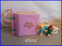 Ultra Rare Vintage Bluebird 1995 Polly Pocket Garden Sparkle Locket 99% Complete