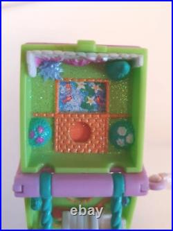 Ultra Rare Vintage Bluebird 1995 Polly Pocket Garden Sparkle Locket 99% Complete