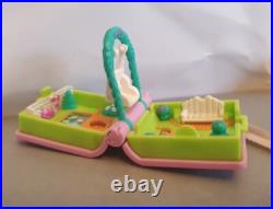 Ultra Rare Vintage Bluebird 1995 Polly Pocket Garden Sparkle Locket 99% Complete