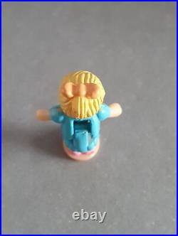 Ultra Rare Vintage Bluebird 1995 Polly Pocket Garden Sparkle Locket 99% Complete