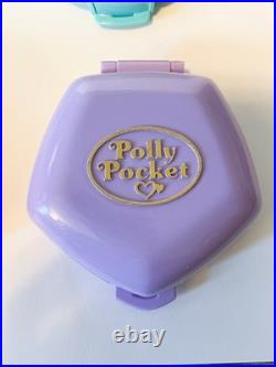 VINTAGE LOT OF 9 BLUEBIRD Polly Pocket Sets with 4 Figures compacts 1989-90 Read