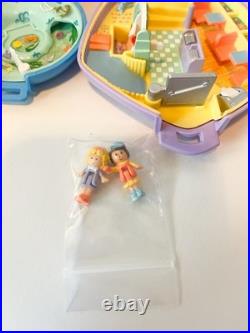 VINTAGE LOT OF 9 BLUEBIRD Polly Pocket Sets with 4 Figures compacts 1989-90 Read