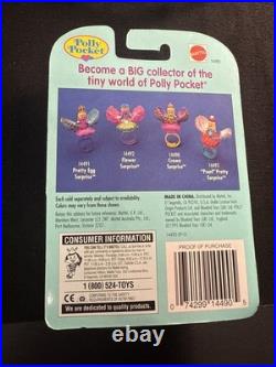 VINTAGE POLLY POCKET PRETTY EGG SURPRISE RING MOC NEW & SEALED 1995 Keepsake