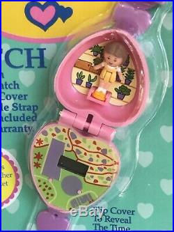 VINTAGE Polly Pocket 1993 Watch MIP Bluebird Toys NEW IN PACKAGE HOPE INDUSTRIES