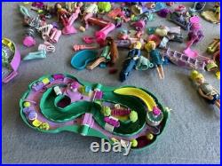 VINTAGE Polly Pocket 90s Toys HUGE Lot Bluebird Mattel Cases Dolls Clothes Shoes