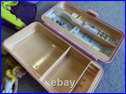 VINTAGE Polly Pocket 90s Toys HUGE Lot Bluebird Mattel Cases Dolls Clothes Shoes
