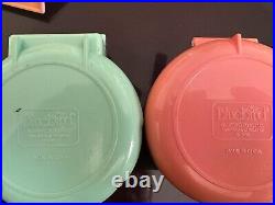 VINTAGE Polly Pocket Lot BLUEBIRD 1989-1993 Compacts + 2 Figures