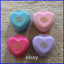 VINTAGE Polly Pocket Pet Parade Set Of 4 Complete With Figures