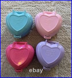 VINTAGE Polly Pocket Pet Parade Set Of 4 Complete With Figures