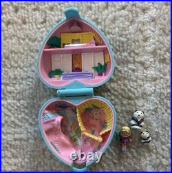 VINTAGE Polly Pocket Pet Parade Set Of 4 Complete With Figures