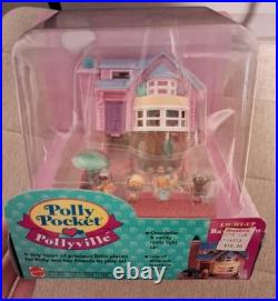 VINTAGE Polly Pocket light-up Bay Window House Pollyville. Nib. 1993 Nostalgic