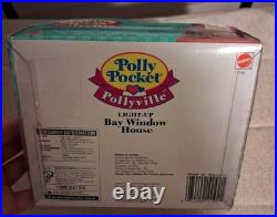 VINTAGE Polly Pocket light-up Bay Window House Pollyville. Nib. 1993 Nostalgic