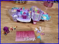 VINTAGE & RARE POLLY POCKET LIGHT UP MANSION withDOLLS