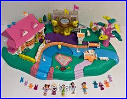 VTG97 Mattel Polly Pocket Magical Movin' Pollyville 5 dolls almost complete17310