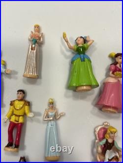 VTG 1995 Bluebird Polly Pocket Disney CINDERELLA Doll LOT Figures Prince Mice