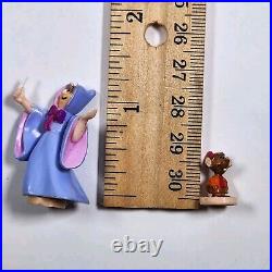 VTG 1995 Bluebird Polly Pocket Disney CINDERELLA Doll LOT Figures Prince Mice