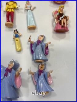 VTG 1995 Bluebird Polly Pocket Disney CINDERELLA Doll LOT Figures Prince Mice