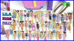 VTG 2000's Toy LOT Polly Pocket Dolls Clothes Accessories Miss Party Surprise