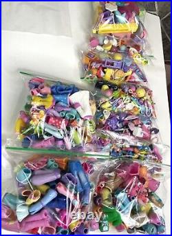 VTG 2000's Toy LOT Polly Pocket Dolls Clothes Accessories Miss Party Surprise