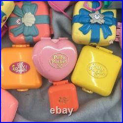 VTG 80s 90 Modern 18 lb LOT Polly Pocket & Other Play Sets Toy Miniature Dolls