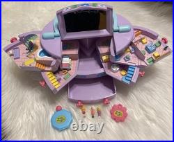 VTG'91 Polly Pocket Pullout Playhouse 3 Figures& ULTRA RARE! Pretty Me Extras