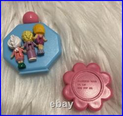 VTG'91 Polly Pocket Pullout Playhouse 3 Figures& ULTRA RARE! Pretty Me Extras