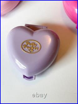 VTG 93' Polly Pocket Lot Of 3 Kitties, Puppies & Bunnies Bluebird Compact Read